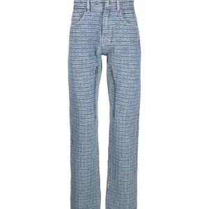 Givenchy 4G Monogram Straight-Leg Jeans